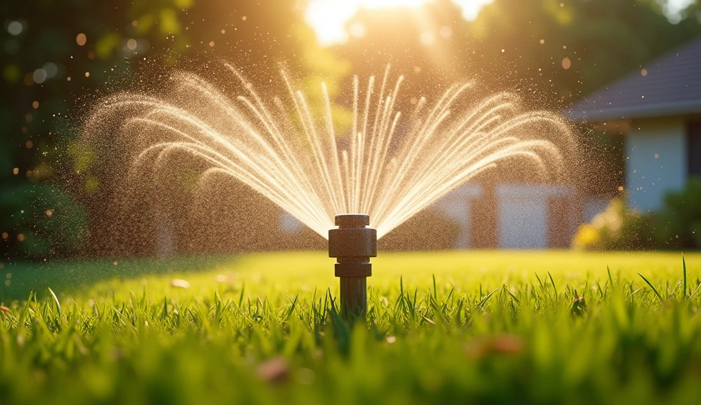Lawn sprinkler water sprinkler sprinkler system sun