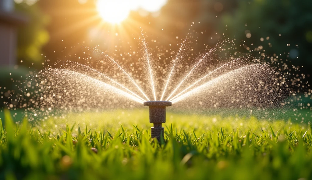 Lawn sprinkler water sprinkler sprinkler system sun