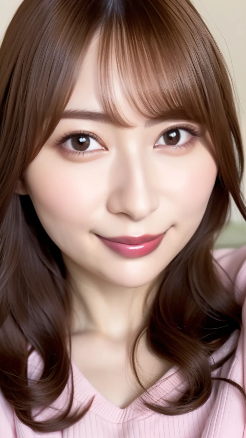 (Highest quality、8k、Award-winning works、Ultra-high resolution)、One beautiful woman、(The perfect and most natural red long sleeve casual sweatshirt:1.1)、(blonde:1.1)、Bright color contacts、Perfect Makeup、Bright and shiny lipstick、(Very heavy makeup:1.2)、(Deep pink around the eyes:1.1)、Beautiful bright eyeshadow、Heavy makeup around the eyes、(Big Breasts:1.2)、very long wavy hair、(Romantic affection:1.1)、私を見た時のThe best smile、(Many of them emphasize the body line...:1.1)、(Strongly blurred vibrant Harajuku city background:1.1)、(Strongly blurred background:1.1)、Accurate anatomy、Ultra HD Hair、(Ultra-high resolutionの完璧な美しい歯:1.1)、Ultra-high definition beauty face、Ultra HD Hair、Ultra HD Shining Eyes、輝くUltra-high resolutionの美肌、Ultra-high resolutionの艶やかな唇, Very detailed, close your eyes, Nose and mouth,Face Focus, Extreme close up of face、 Symmetrical face,Realistic nostrils、The best smile, Shiny lips with noticeable lip wrinkles,Perfect Lips