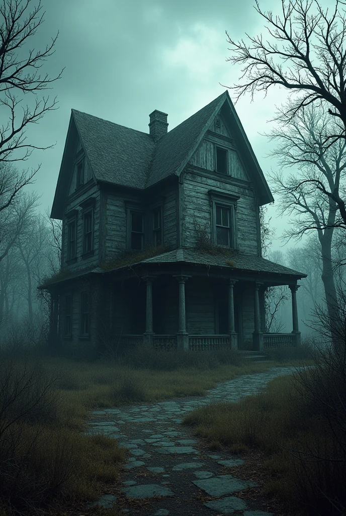 scary abandoned house