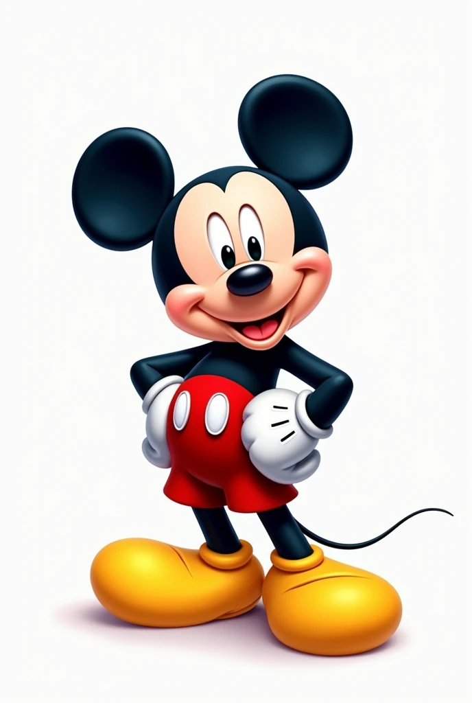 Mickey Mouse com fundo branco