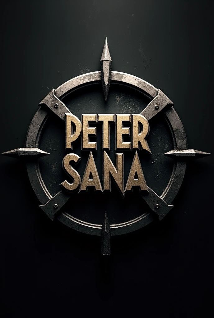 Logo rock band called Peter Sana, Clockwork Orange style