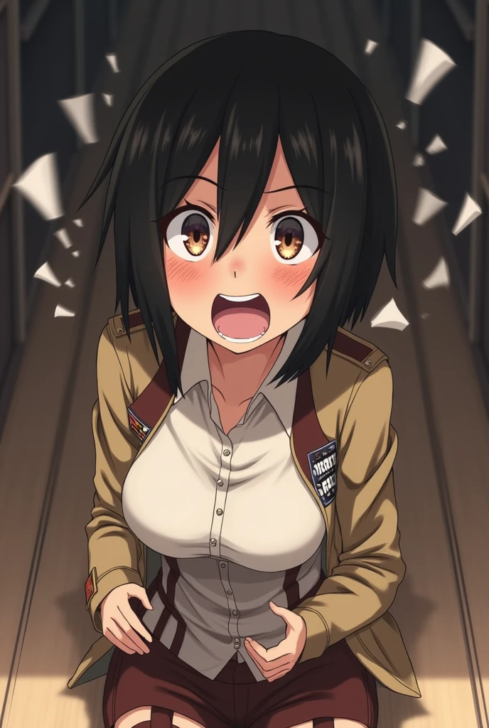 Mikasa farts very big