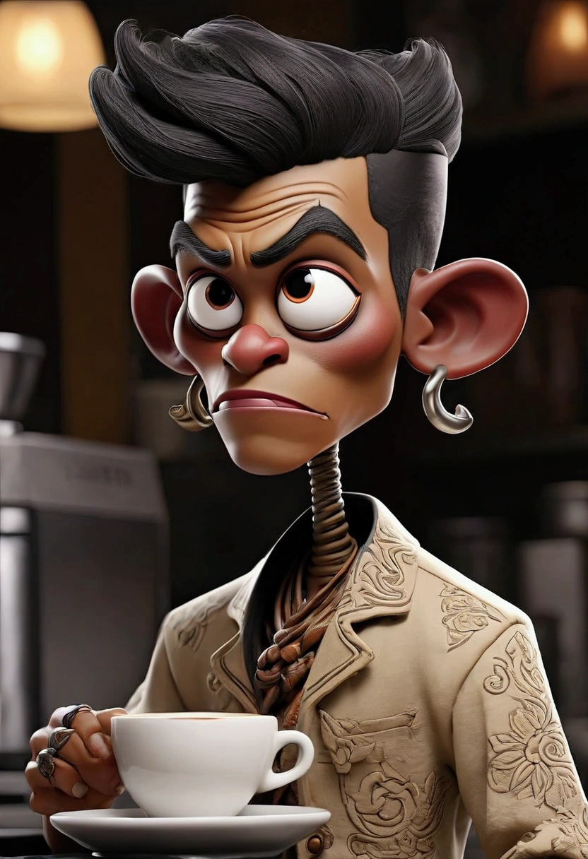Wayang rock and roll barista