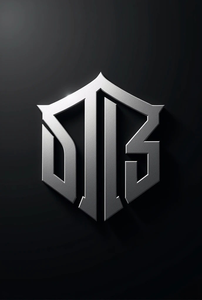 Logo that makes you feel like royalty, powerful and exclusive, unique silver color