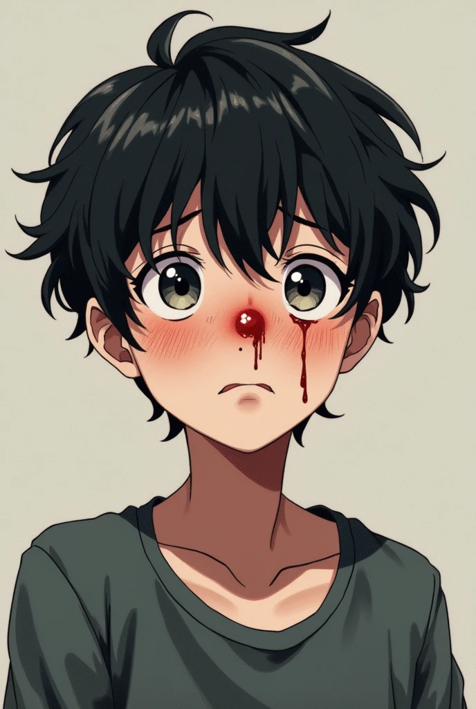 Boy with bloody nose anime