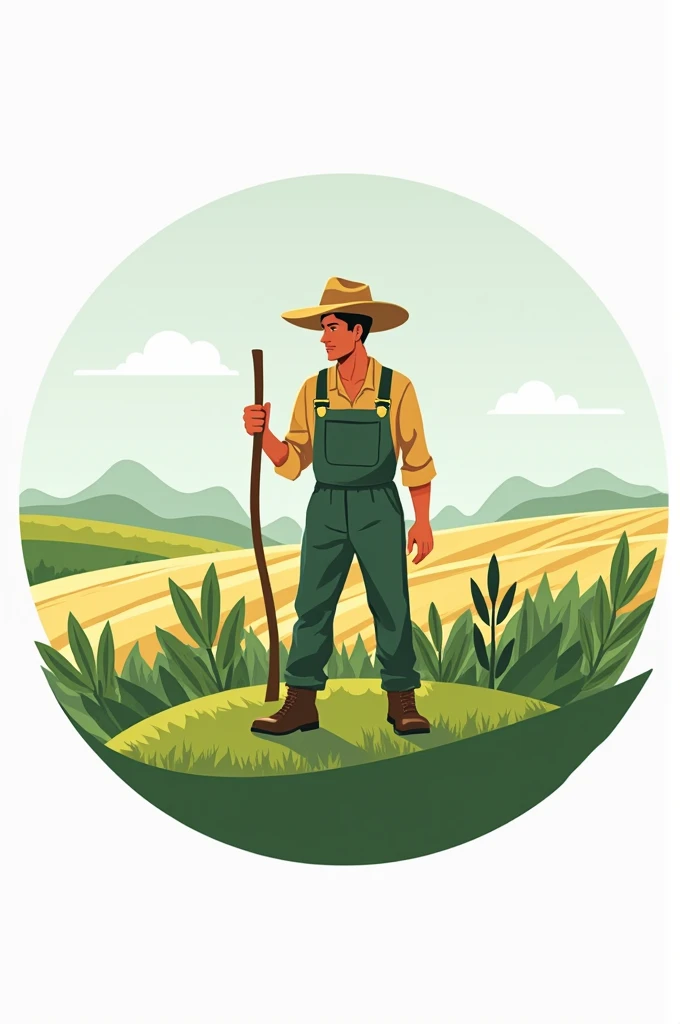 Create a logo for an agronomy and farming website 