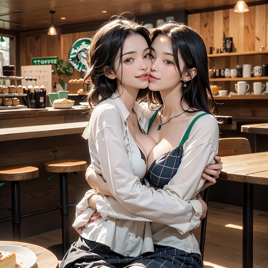 (((((((((Women hugging and kissing)))))))))
(((((((Emphasize cleavage)))))))
((((((I see a red bra))))))
((((((((Four Women))))))))
8k、RAW Photos、Highest quality、Super detailed、Super Resolution、Ultra HD、8k wallpaper、Amazing details
((A girl in a white blazer uniform ((White blouse with formal collar, Blue Blazer, Red Check Skirt, Red checkered ribbon on blouse)), Complete limbs, Full Finger, ))
(((((((Inside the Starbucks store、High school girl)))))))、((((((Sit down and eat cake、Drink coffee、smile))))))、((Heart Necklace))
Modern and sleek design:Interior design using natural materials、Many of the designs are warm and made using wood and metal.。
Large windows:自然光をたっぷり取り入れるためのLarge windowsがあり、Providing a bright and open space。
Green Interior:Potted plants are effectively placed、It creates a relaxing atmosphere。
artwork:Works by local artists、Starbucks-related art on display。
Cozy seating:Cushioned chairs and sofas、Bar sheet etc.、A variety of seating options available。
Open kitchen area:Being able to see how drinks and food are made、We provide peace of mind and transparency。
Unique lighting:Antique lamps and chandeliers、Modern lighting fixtures are used。
Comfortable background music:Relaxing music is playing、A comfortable space is provided。
Free Wi-Fi and charging spots:Many tables are equipped with power outlets.、Convenient for work and study。
Customizable menus:Menus are provided that can be customized according to customer preferences。
Use of sustainable materials:Eco-friendly recycled materials and sustainable wood are used。
Wide々Table space:一人でもグループでも使いやすいWide々There is a table with。
Community Table:There is a large table where you can socialize with other customers.。
Seasonal decorations:The decorations are themed according to the season.。
Digital Order System:スマホやタブレットから注文できるDigital Order Systemが導入されています。
Design with a local feel:The design incorporates the local culture and characteristics.。
Fragrance production:コーヒーの香りが店内にWideがり、A space that satisfies the five senses has been created.。
Conversation with a barista:フレンドリーなConversation with a baristaが楽しめるカウンターエリアがあります。
8k、RAW Photos、Highest quality、masterpiece:1.2、Super detailed、Super Resolution、Ultra HD、8k wallpaper、Amazing details、Photorealistic:1.4、Having fun by the water、Full Body Shot、Full body photo、High-resolution RAW color photos、Professional photos、A scene full of emotion、Very detailed and beautiful、Ultra HD、8k wallpaper、Amazing details、Huge file sizes、Highly detailed beautiful girls、Highly detailed face Highly detailed eyes、Extremely realistic skin、 Highly detailed fingers, Highly detailed nose, Highly detailed mouth, Perfect Anatomy, Highly detailed background, Highly detailed clothing, Teen, cute, Famous Japanese Idols, cute, Realistic body, Slender, White skin, Glowing Skin, Slim body, Realistic Face, Delicate eyes, double eyelid,