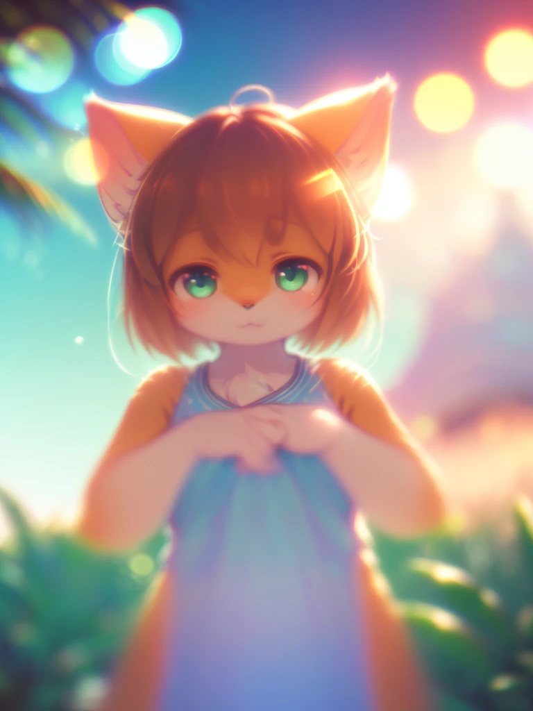 (Sumilux f1.4 24mm , low Latitude old color negative film , cross process , (bokeh), Long exposure , blur , flare, chromatic aberration , soft focus, (Shallow focus) , soft glow , Maximum aperture, high Key , Transparent depiction , Tyndall:1.3)  , female cat , Kama Sutra , creampie