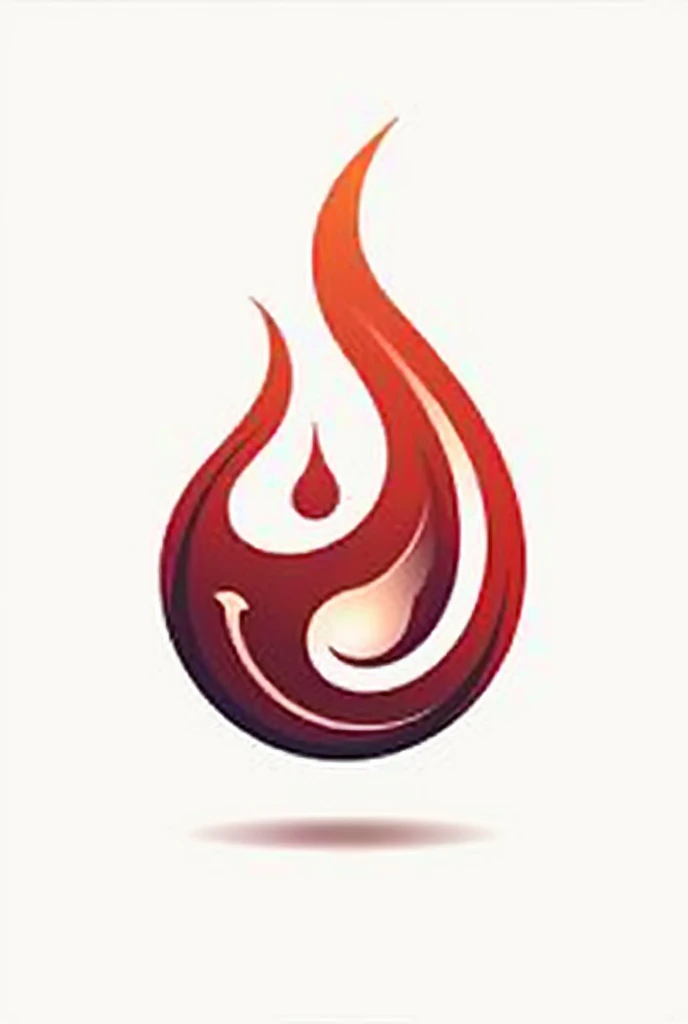 Make a logo that refers to gas and water in red