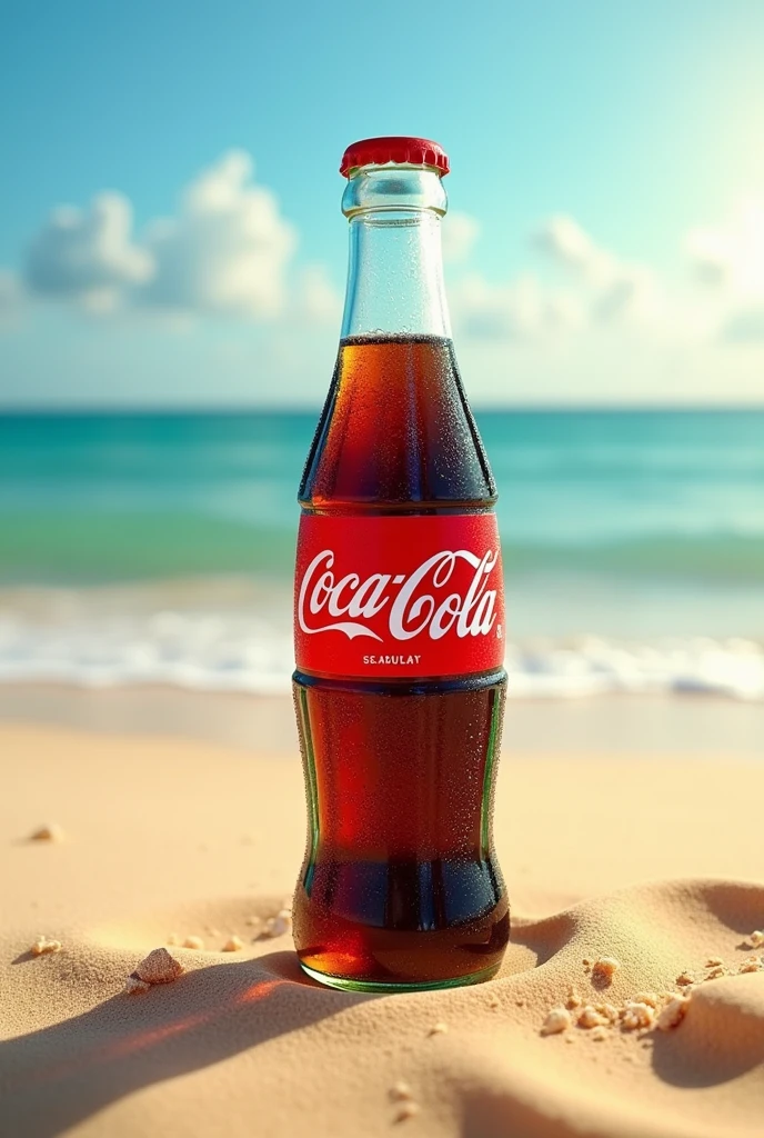A coke on the beach