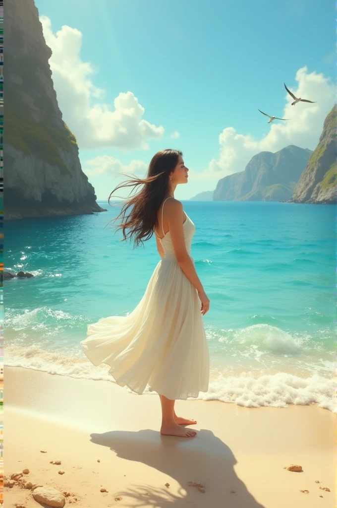 Woman on the beach