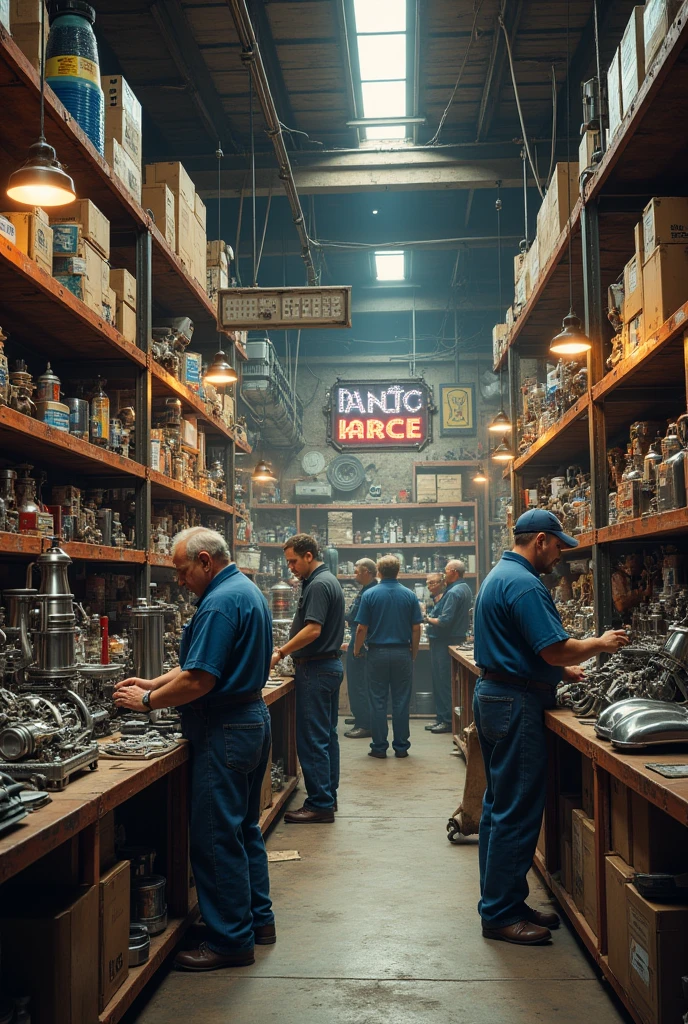 Une boutique de pièces de rechange