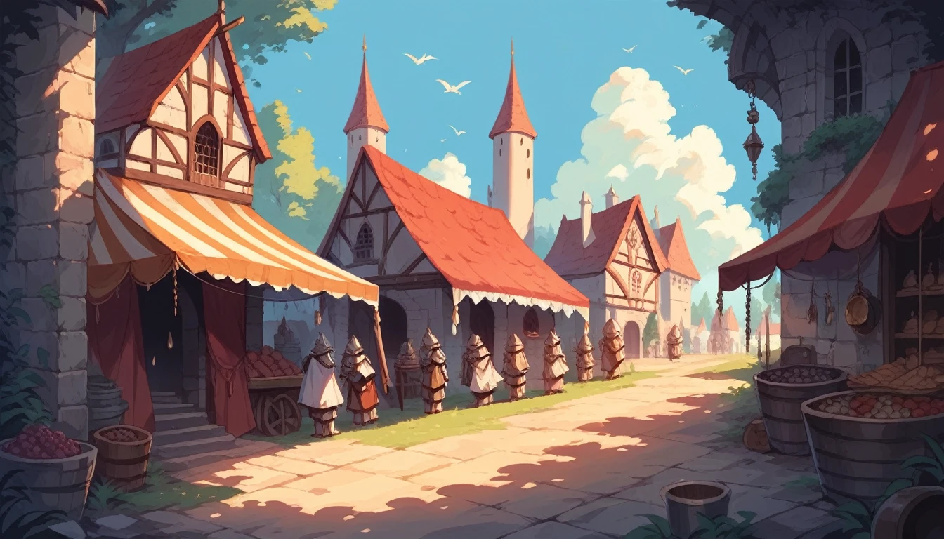 score_9, score_8_up, score_7_up, score_6_up, fantasy, castle, market, houses, peasants, guards