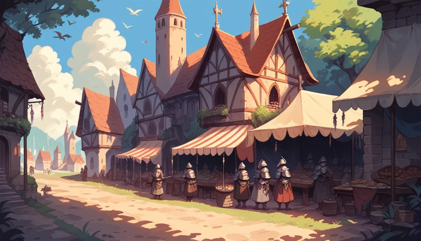 score_9, score_8_up, score_7_up, score_6_up, fantasy, castle, market, houses, peasants, guards
