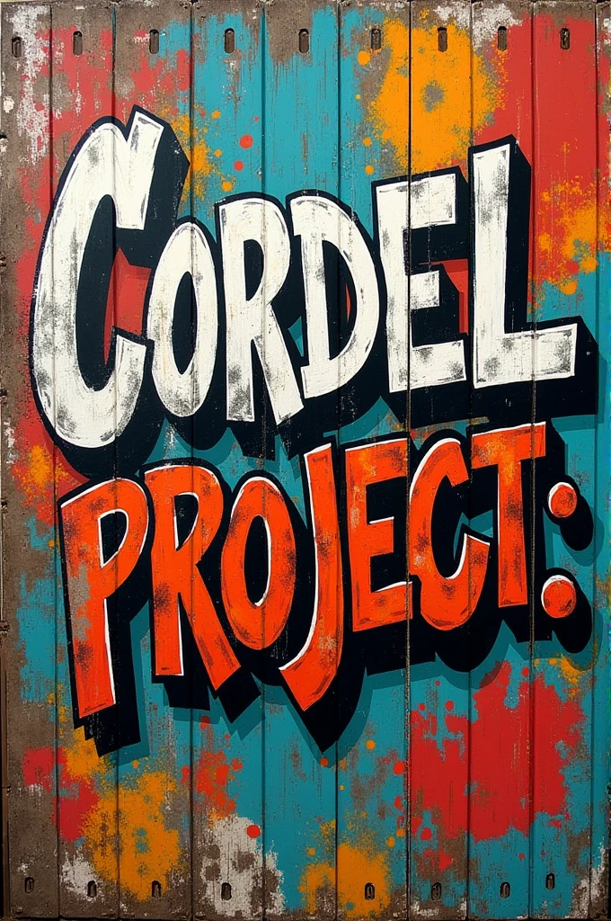 Make a written graffiti "Cordel project"