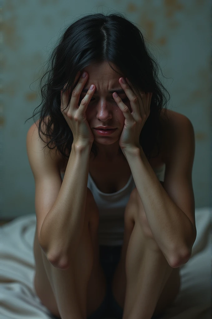 Person crying