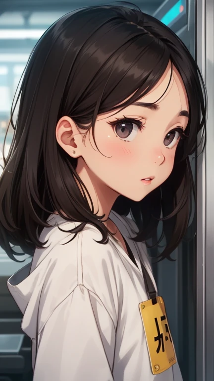 Cute - Nice - Face, Very thin lips, Big round nose, Closed lips, Small lips, Pointy Nose, Small Nose, Browsing Caution, , one person&#39;s, bangs, Black Hair, ponytail、blush, Swollen breasts, Brown eyes , clavicle, Cowboy Shot , Marco, share, looking at the camera, Lying down, Full chest, belly button, continue, Lips parted, Painful expression, tears, , A pained cry, pubic hair, shout out loud, Sweat dries all over your body, 恥ずかしくて頬をblush, Severe pain look,,((Pee 1.8)),(Pee spray from urethra 1.8))
