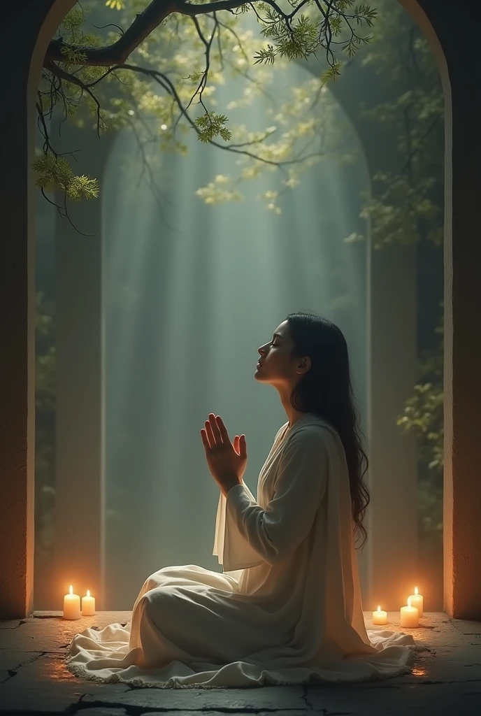 Generate an image with the words Prayer
