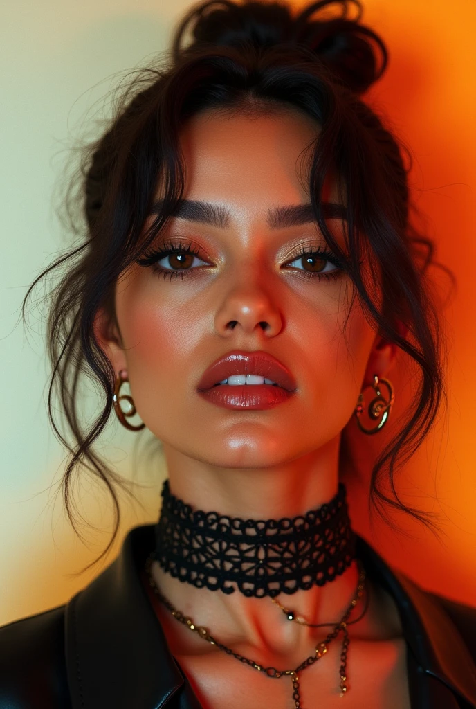 Yasmin Almeida makeup and clothes