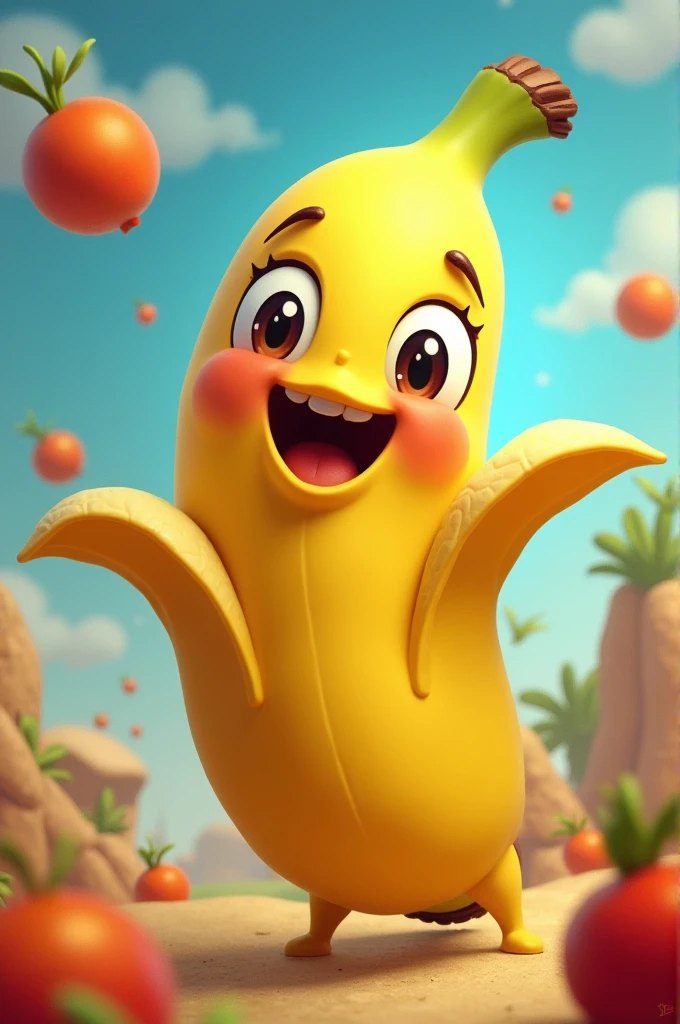 Banana with life