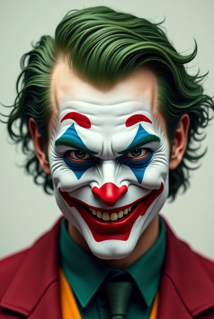 Friendly rich Joker face with short hair fade little crest