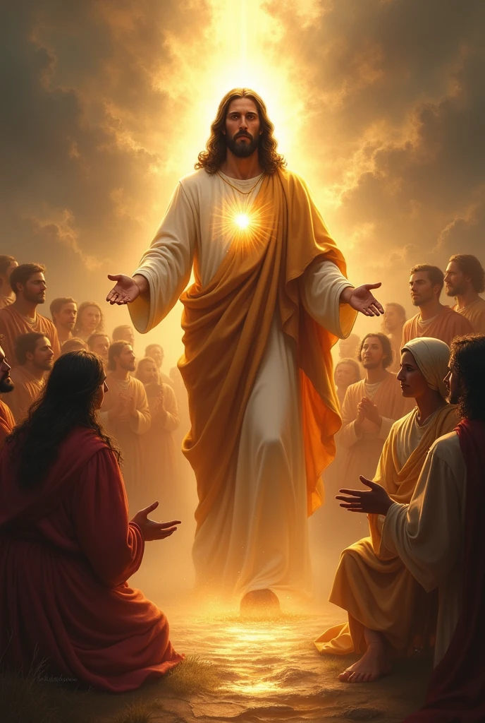 He is the good news everyone must hear.
He is the one that we should call in the midst of our fears.
The scars in our hearts were healed with His touch.
He has the love that means so much.
His embrace makes us feel protected and at ease,
His presence will always be with us, listening to our worries.
The teachings He taught, forgiveness and graces will be offered.
His miracles will be seen to those who are in darkness and those who have suffered.
He has a mother that is compassionate and loving,
A mother to all who is always willing to listen when we are hurting.
She will guide us in delivering our prayers to her Son.
A reminder that she will stay even when our hardships are done.
In his words and promises, we find hope.
Our lives have been planned, and at every sign, it was God who spoke.
To redeem us from sin, He offered his only Son.
Jesus, the Lamb of God, is indeed the chosen one.
Make this poem into reality please