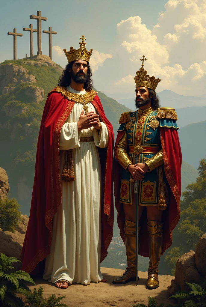 Imagine Christ the King on one side, to the other Belalcazar and behind the hill of the 3 crosses and below that says branch of the eleven