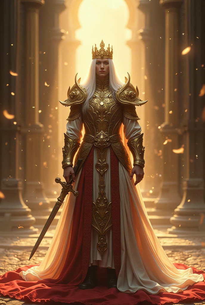 I am the warrior of light of all time, the oldest who fought for the truth in times in unreal worlds , The message I want to tell you is that the dreams you have are from other worlds, they are not just dreams. , very royal royal style , 48k cinematic colors same as photoshop uses the rule of thirds real very real and very detailed