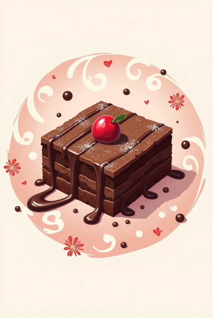 Logo for my dessert business, especially the brownie: Sweet whim
