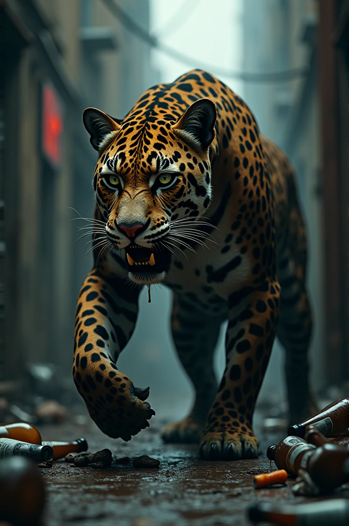 An alcoholic Jaguar