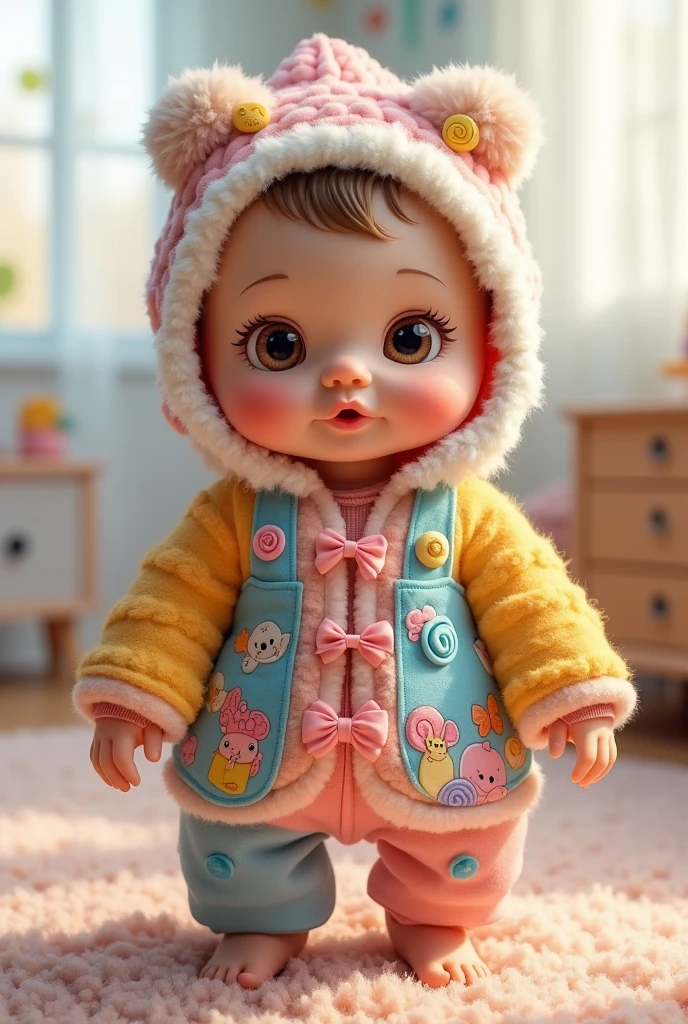 Baby Doll only the model clothes with anime or cartoon prints