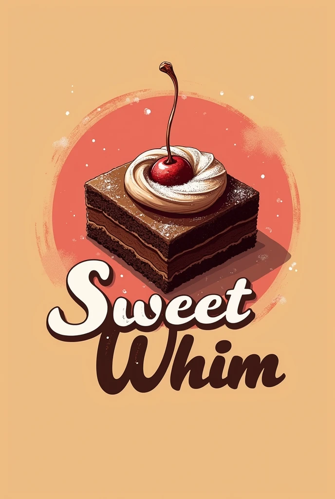 Logo for my brownie making company: Sweet whim. Spanish Language
