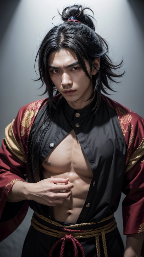 Make a fusion of Gojo with Rengoku