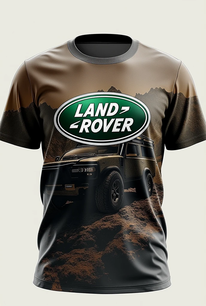 Create a shirt design with a Land Rover
