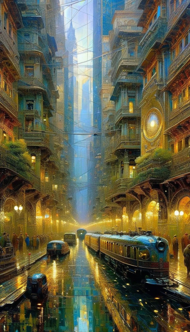 art inspired by Wadim Kashin, Intricate Details, Oil