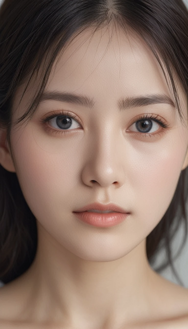 masterpiece,best quality,ultra detailed,highres,high-resolution,4k,realistic,RAW photo,((real person)),portrait photography,photorealistic,detailed skin,(delicate black eyes )
