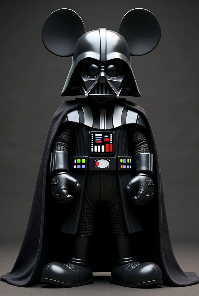 mickey dressed as darts vader