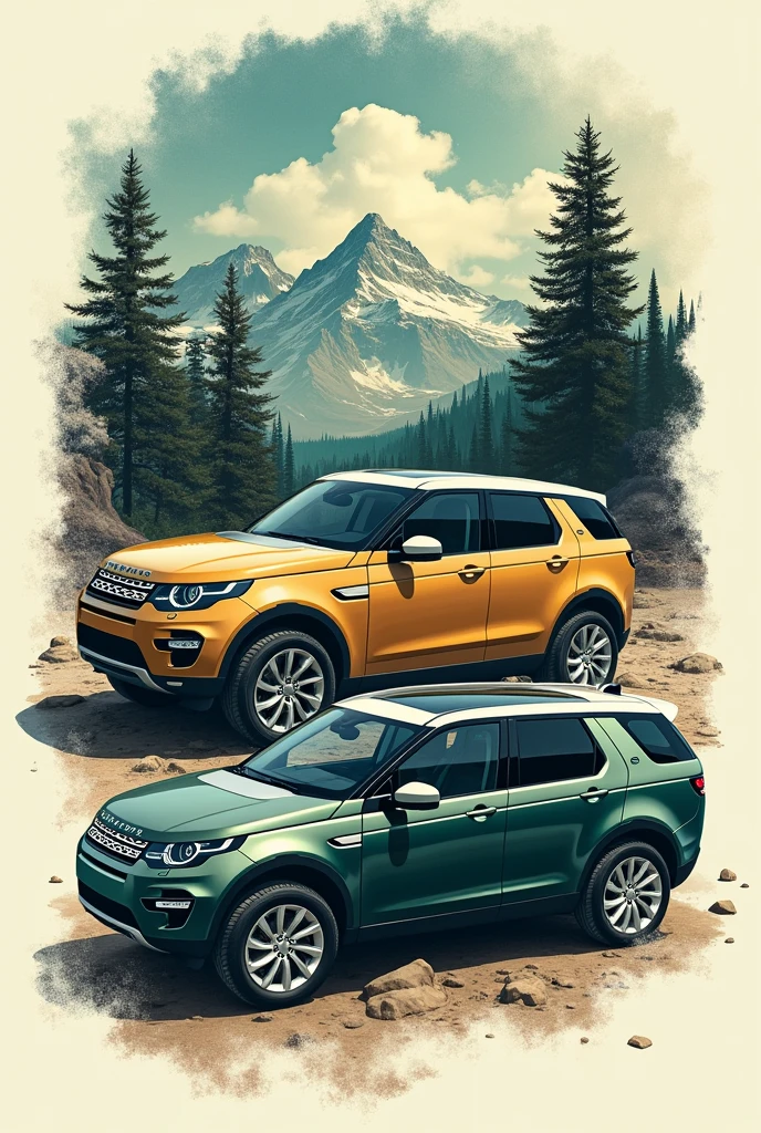 Create shirt designs with Land Rover
