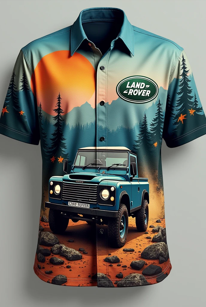 Create shirt designs with Land Rover