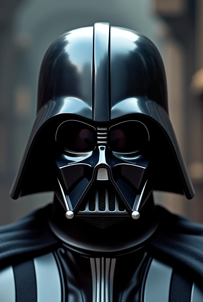 Darth Vader&#39;s helmet looking at me photo 1:1 that of to place of icon, background of the larger image and with the same color