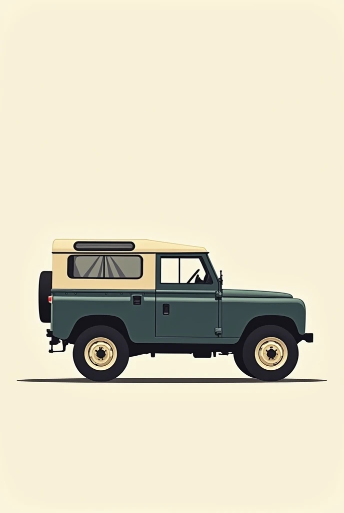 Create minimalist Land Rover print
