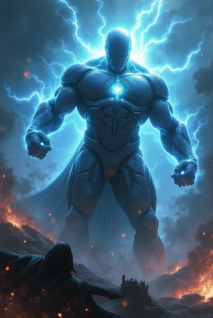 Create a powerful galactic-level superhero