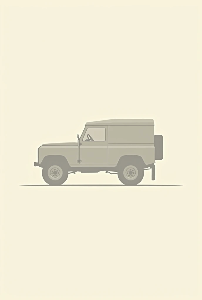 Create minimalist Land Rover print