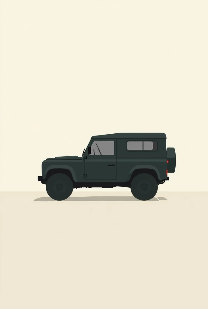 Create minimalist Land Rover print