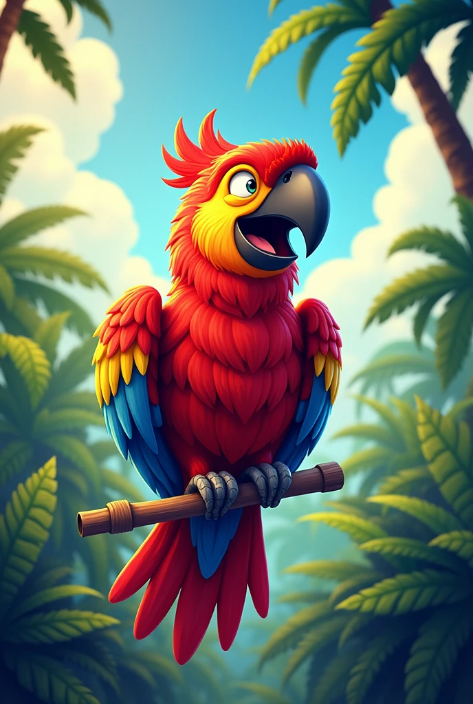 Macaw cartoon