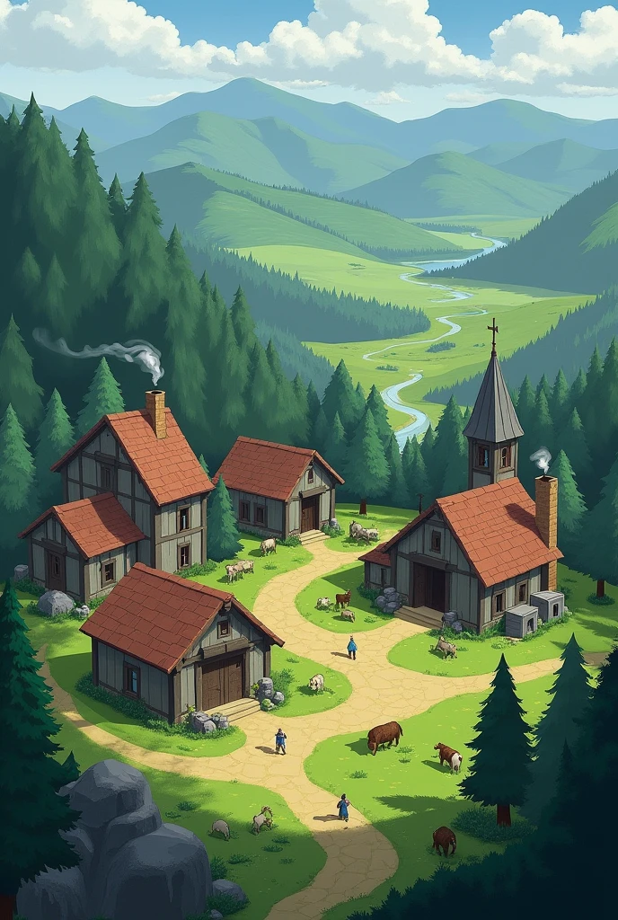 In a remote village