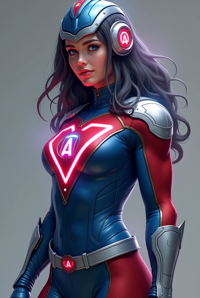 A Modern American Heroine: A Fresh Take
Understanding the Foundation
To create a female version of the iconic American superhero, we need to analyze the core elements that made the original so popular:

Secret identity: An ordinary individual who, behind a mask, becomes an extraordinary hero.
Powers and abilities: A unique set of abilities, often linked to some form of technology or science.
Iconic costume: A distinctive outfit that symbolizes both the secret identity and the hero's powers.
Values: The defense of justice, truth, and the American way of life.
The Modern Heroine
Name: Anya Nova (or another modern, strong-sounding name)

Origin: Anya is a brilliant scientist working in a cutting-edge laboratory. During an experiment, she is accidentally exposed to a new form of energy, which grants her extraordinary powers.

Powers and Abilities:

Super strength and agility: The ability to lift heavy objects and move at incredible speeds.
Flight: Thanks to a force field generated by her body, Anya can fly at high altitudes and speeds.
X-ray vision: Allows her to see through solid objects.
Energy construction: She can manipulate the energy that granted her powers to create force fields, energy projectiles, and even construct complex objects.
Costume:

Design: A sleek and aerodynamic jumpsuit, with clean lines and vibrant colors (blue, red, and silver).
Functionality: The suit is bulletproof and heat-resistant, allowing Anya to move freely.
Symbol: A stylized "A," representing both her name and America, but with a modern and feminine design.
Accessories: A pair of gloves that increase her strength and a helmet that protects her identity and amplifies her senses.
Origin Story:

Anya, a first-generation immigrant, has always dreamed of making a difference in the world. Upon gaining her powers, she feels compelled to use her abilities to protect her city and the country that has welcomed her. Initially, she struggles to balance her personal life with her responsibilities as