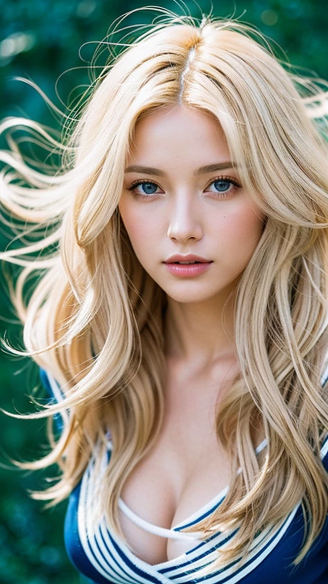 (from above), foreground: a beautiful light blonde European woman, 23 years, wavy hair in the wind. she is a men's magazine model, He has a subtle smile and flirts with the camera., (with a cropped wool cardigan and leather pants:1.2), ski resort sunset background, (clear night sky with many stars:1.2), Perfect eyes, perfect hands, perfect body, perfect hair, perfect chest, hair behind the ear, HD, retina, masterpiece, necessary, anatomically correct, textured skin, Super detail, High details, high quality, awarded, Best Quality, High resolution, 16k, 8k,