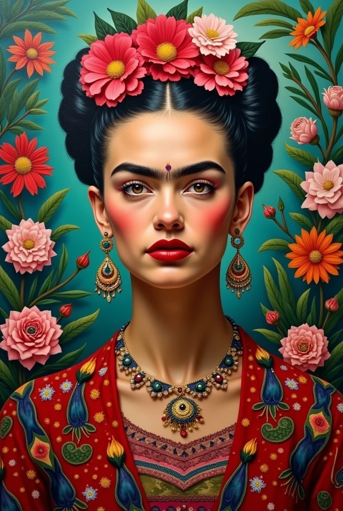 Create an idea of how Frida Kahlo promoted feminist ideals 
